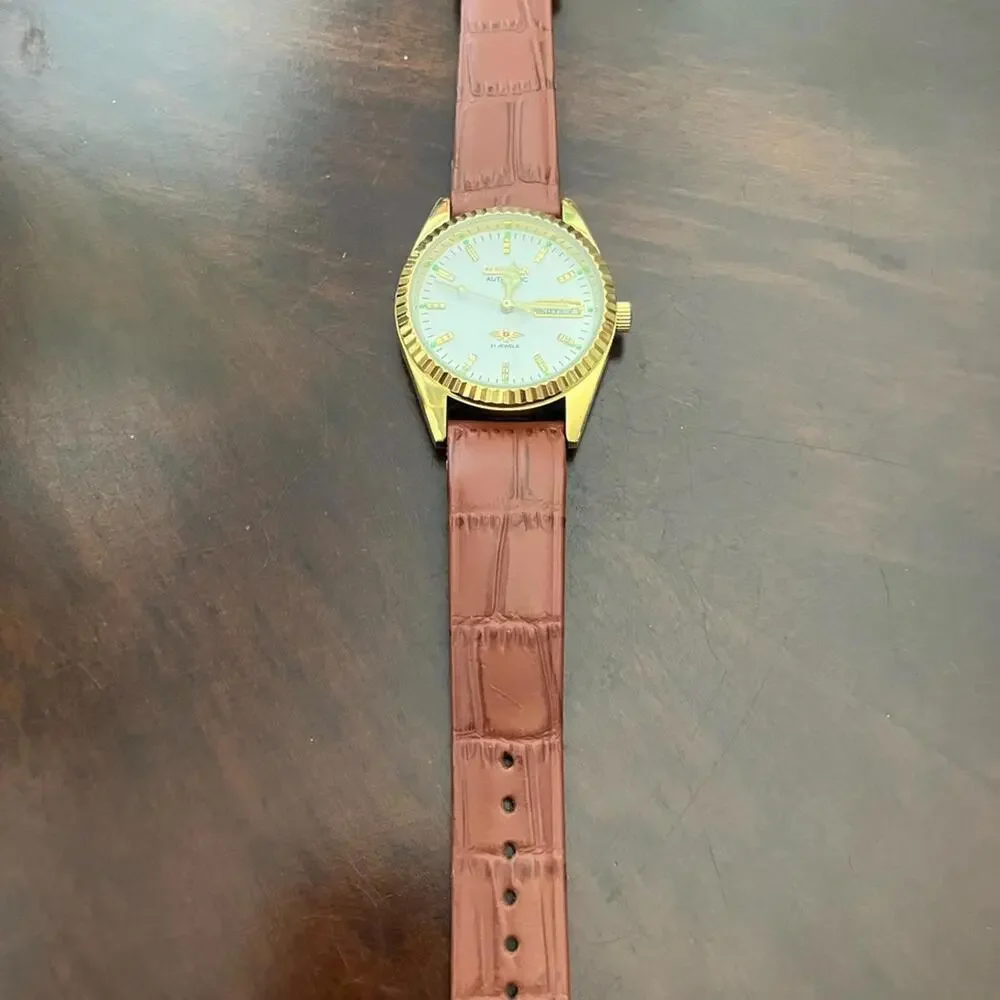 Vintage‎ Rare Cîtizen Eagle 7 Gold and Brown Automatic Watch
